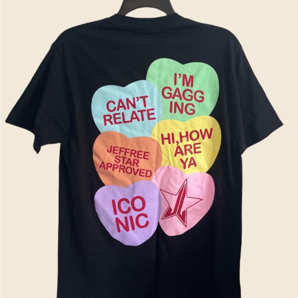 Jeffree Star Exclusive 2019 Valentines Mystery Cosmetics Box T-Shirt M - Picture 3 of 3
